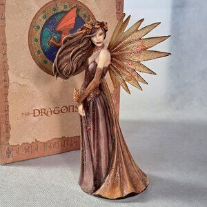 The Dragonsite Autumn Splendor Fairy Statue by Jessica Galbreth